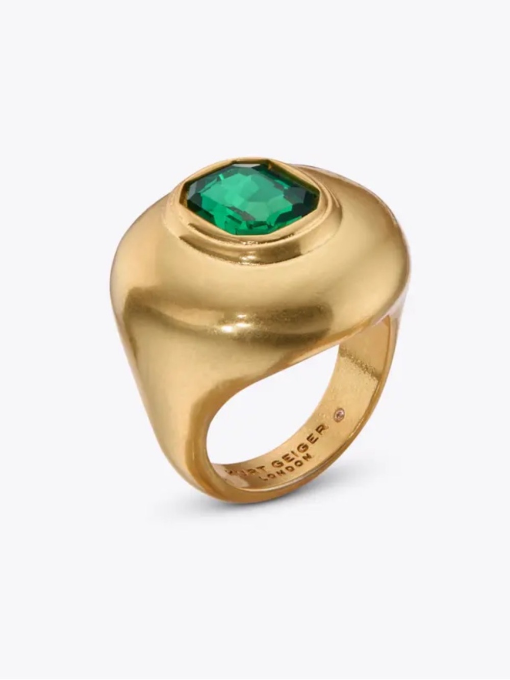 Kurt Geiger Enamel Dome Ring Size 8